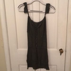 Olive Green Cover Up